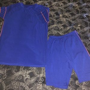 Biker shorts set